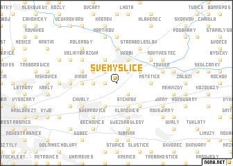 map of Svémyslice