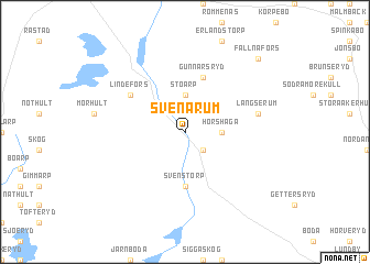 map of Svenarum