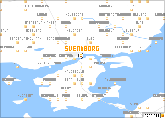 map of Svendborg