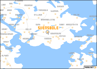 map of Svensböle