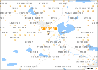 map of Svensbo