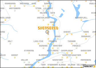 map of Svensered