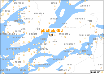 map of Svenseröd