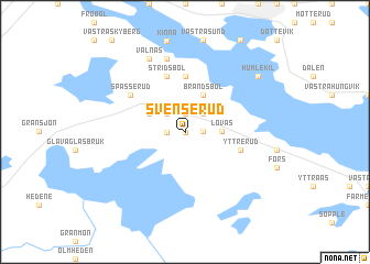 map of Svenserud