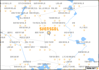 map of Svensgöl