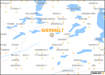 map of Svenshult