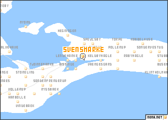 map of Svensmarke