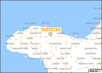 map of Svenstad