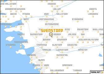 map of Svenstorp
