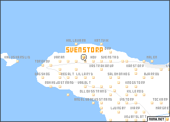 map of Svenstorp