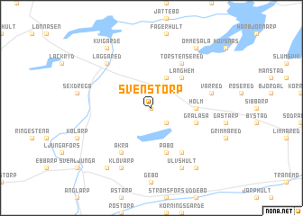 map of Svenstorp