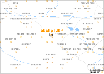 map of Svenstorp