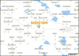 map of Svenstorp
