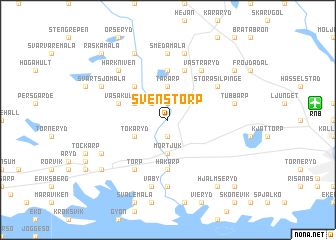 map of Svenstorp