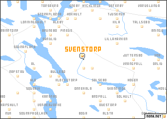 map of Svenstorp