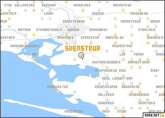 map of Svenstrup