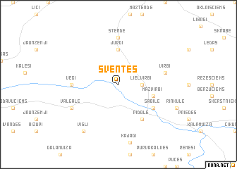 map of Sventes