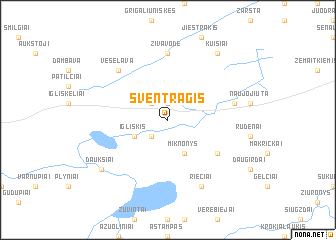 map of Sventragis