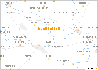 map of Sventsitsa