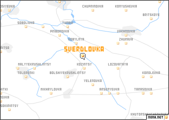 map of Sverdlovka