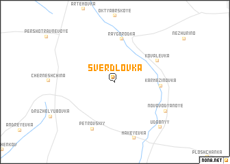 map of Sverdlovka