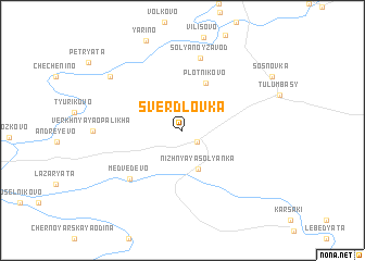 map of Sverdlovka