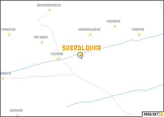 map of Sverdlovka