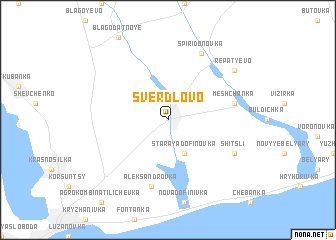 map of Sverdlovo