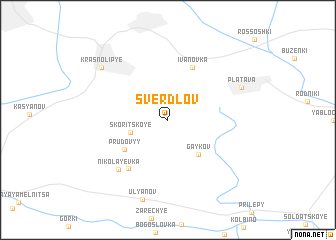 map of Sverdlov