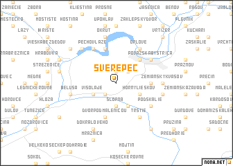 map of Sverepec