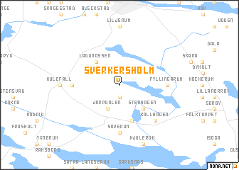 map of Sverkersholm