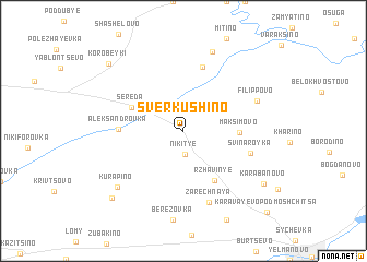 map of Sverkushino