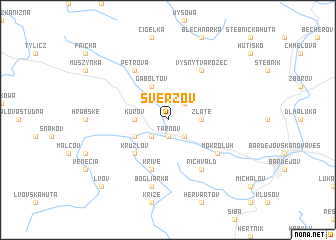 map of Sveržov