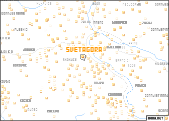 map of (( Sveta Gora ))