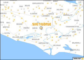 map of Sveti Ðorđe