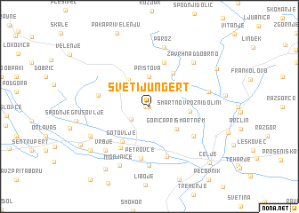 map of Sveti Jungert