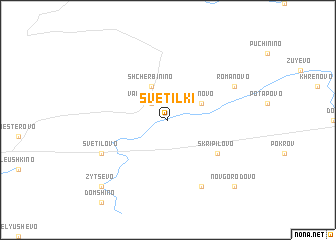 map of Svetilki