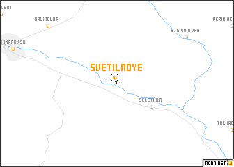 map of Svetil\