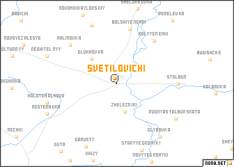map of Svetilovichi