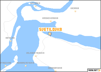 map of Svetilovka