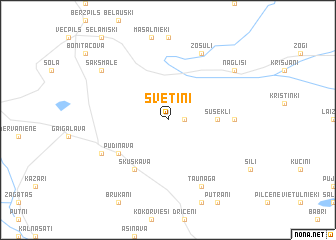 map of Svētiņi