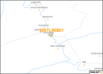 map of Svetlakovy