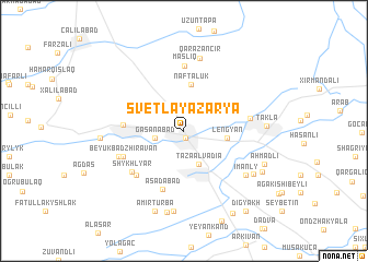 map of Svetlaya Zarya