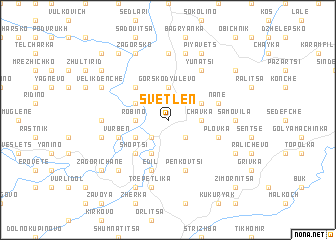 map of Svetlen