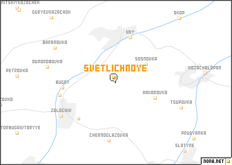 map of Svetlichnoye