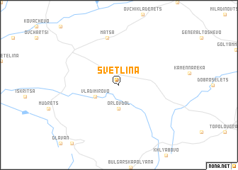 map of Svetlina