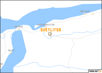 map of Svetlitsa