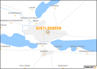 map of Svetlogorka