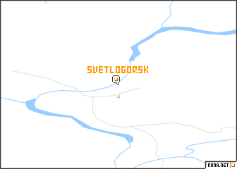 map of Svetlogorsk