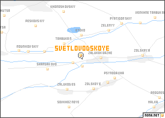 map of Svetlovodskoye